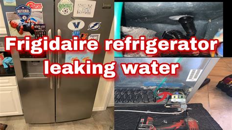 frigidaire leaking water|Frigidaire Refrigerator leaking water: Causes + Fixes